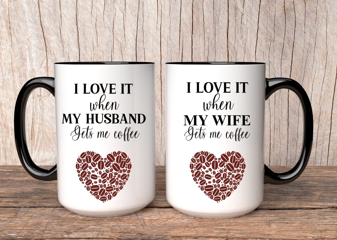 Matching Couples Coffee 15oz Mug