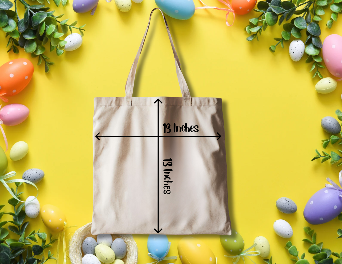 Personalized Easter Totebags