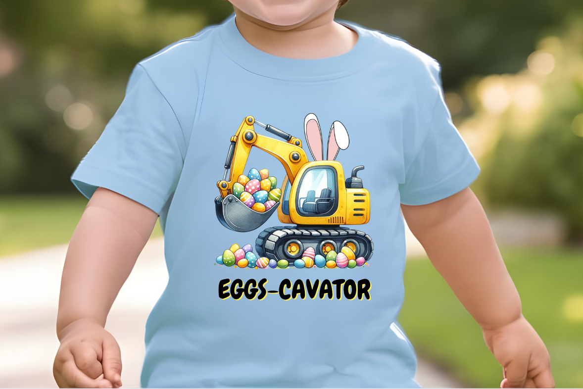 Eggs-Cavator Easter Shirt