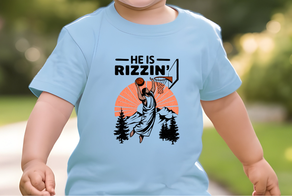 He is Rizzin' Basketball Easter Shirt