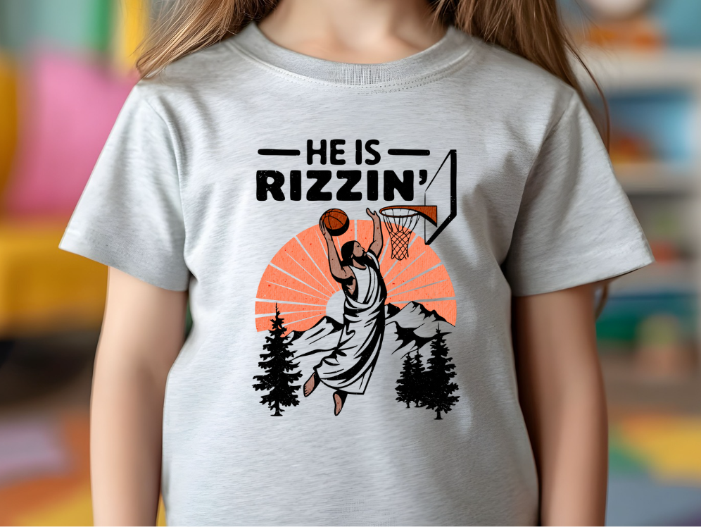 He is Rizzin' Basketball Easter Shirt