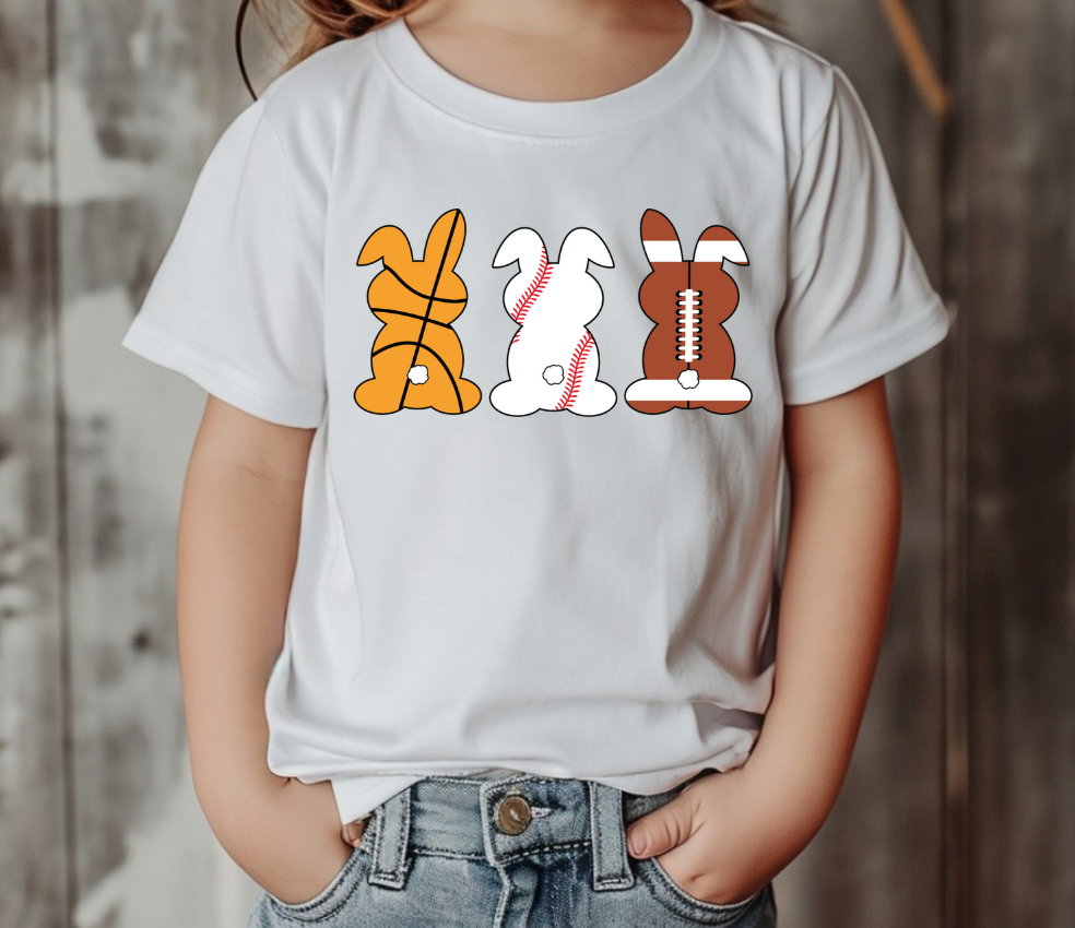 Sports Themed Bunny Shirt
