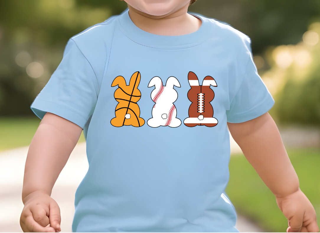 Sports Themed Bunny Shirt