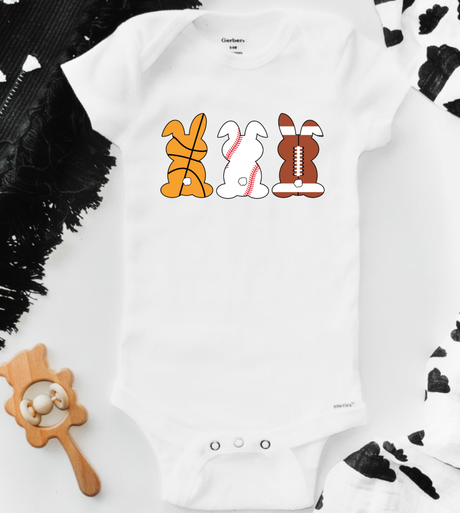Sports Themed Bunny Shirt