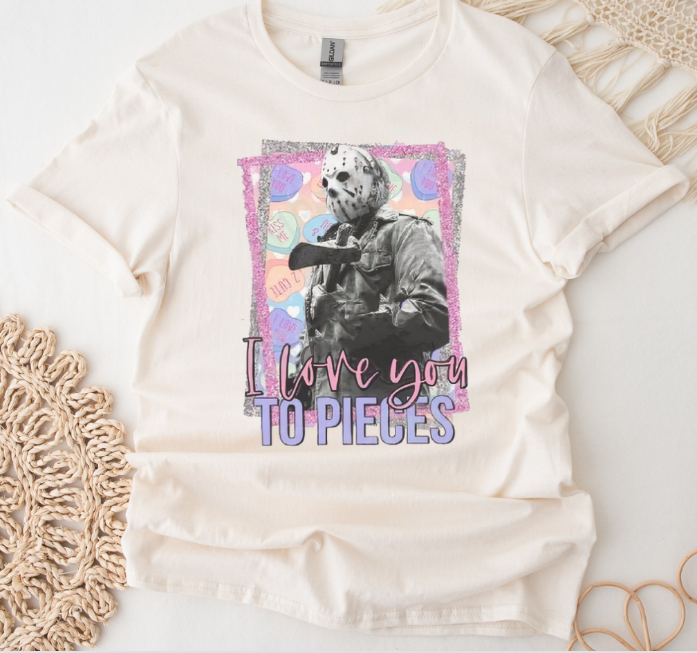 Spooky I Love You To Pieces Shirt