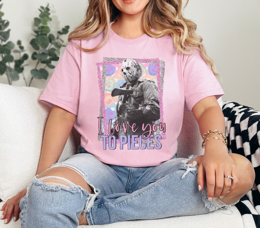 Spooky I Love You To Pieces Shirt