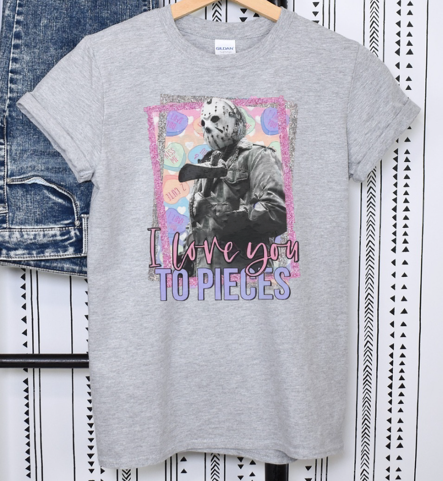 Spooky I Love You To Pieces Shirt